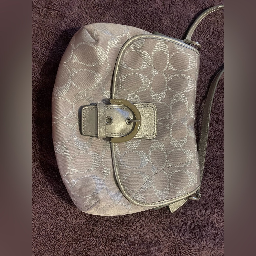 Womens small Coach crossbody purse